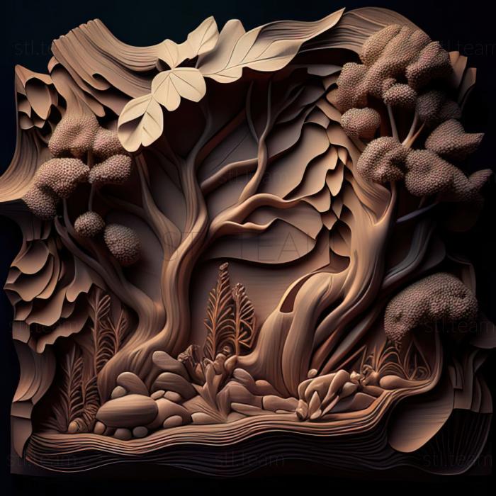 Картины Фэнтезийный лес